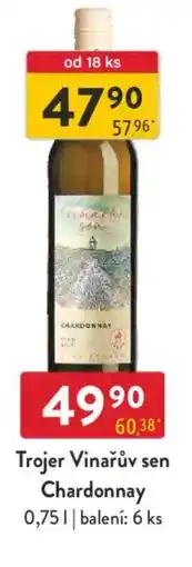 Qanto Trojer Vinařův sen Chardonnay nabídka