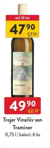 Qanto Trojer Vinařův sen Traminer nabídka