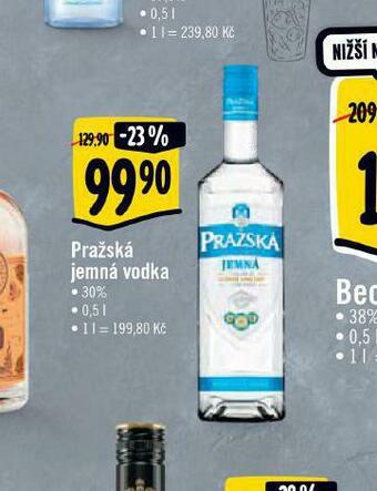 Albert Pražská jemná vodka nabídka