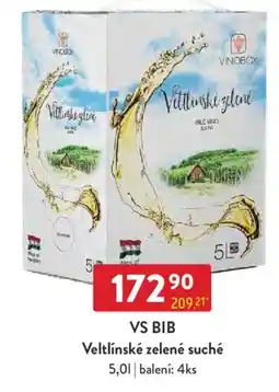 Qanto VS BIB Veltlínské zelené suché nabídka