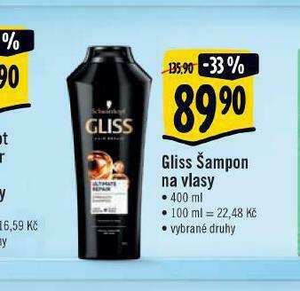 Albert Gliss šampon nabídka