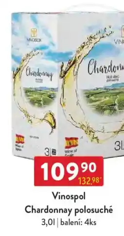 Qanto Vinospol Chardonnay polosuché nabídka