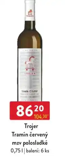 Qanto Trojer Tramín červený mzv polosladké nabídka