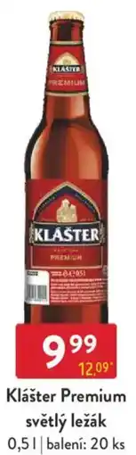 Qanto Klášter Premium světlý ležák nabídka