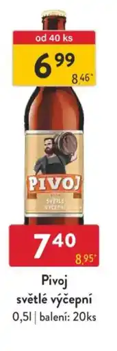 Qanto Pivoj světlé výčepní nabídka