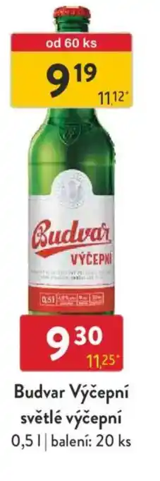 Qanto Budvar Výčepní světlé výčepní nabídka