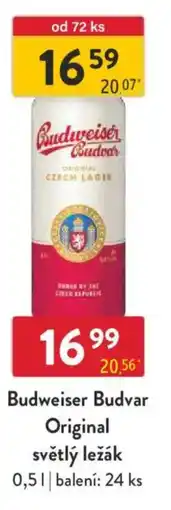 Qanto Budweiser Budvar Original světlý ležák nabídka