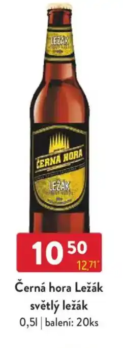 Qanto Černá hora Ležák světlý ležák nabídka