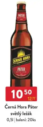 Qanto Černá Hora Páter světlý ležák nabídka