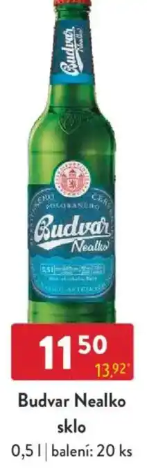 Qanto Budvar Nealko sklo nabídka