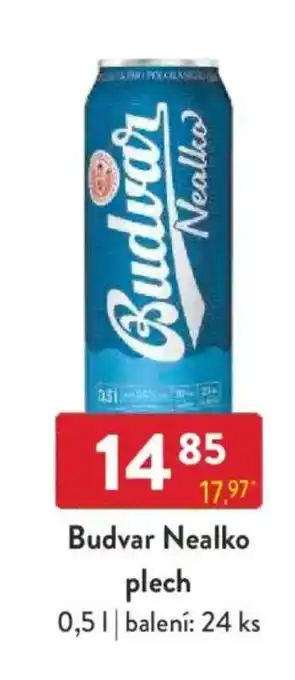 Qanto Budvar Nealko plech nabídka