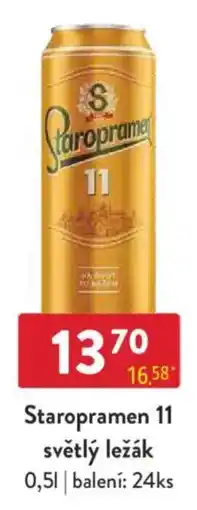 Qanto Staropramen 11 světlý ležák nabídka