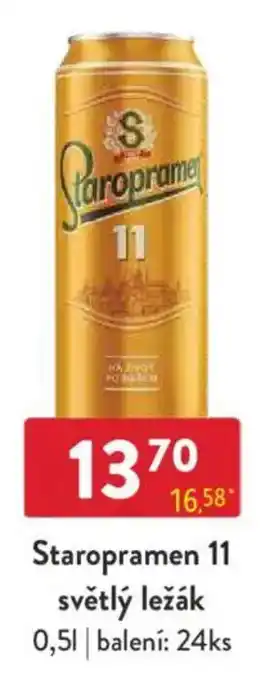 Qanto Staropramen 11 světlý ležák nabídka