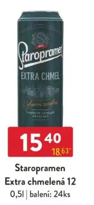 Qanto Staropramen Extra chmelená 12 nabídka