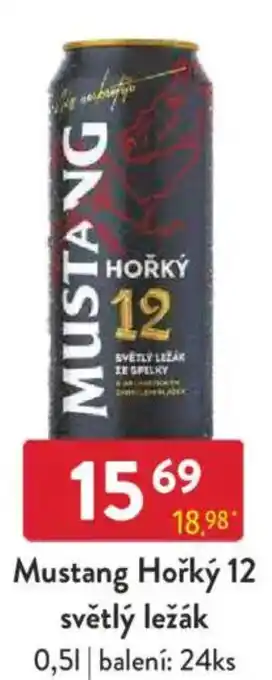 Qanto Mustang Hořký 12 světlý ležák nabídka