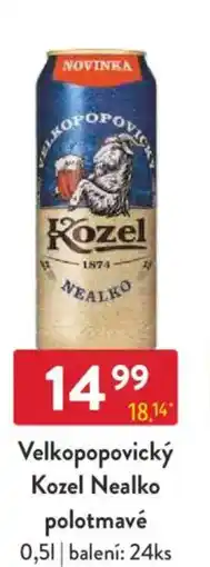 Qanto Velkopopovický Kozel Nealko polotmavé nabídka