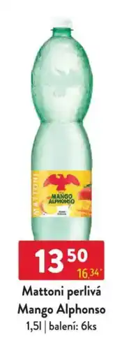 Qanto Mattoni perlivá Mango Alphonso nabídka