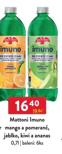 Qanto Mattoni Imuno zázvor mango a pomeranč, jablko, kiwi a ananas nabídka