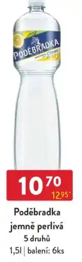 Qanto Poděbradka jemně perlivá 5 druhů nabídka
