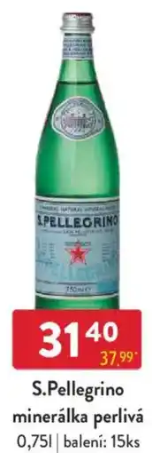 Qanto S.Pellegrino minerálka perlivá nabídka