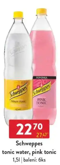 Qanto Schweppes tonic water, pink tonic nabídka