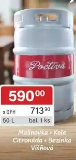 Qanto Malinovka - Kola Citronáda Bezinka Vishová nabídka