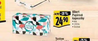 Albert Albert papírové kapesníky nabídka