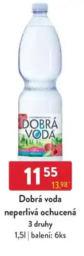 Qanto Dobrá voda neperlivá ochucená 3 druhy nabídka