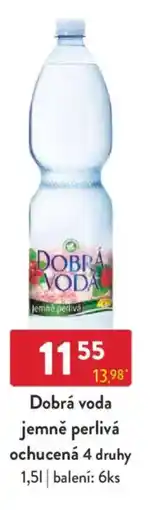 Qanto Dobrá voda jemně perlivá ochucená 4 druhy nabídka