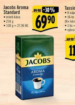 Albert Jacobs aroma standard nabídka