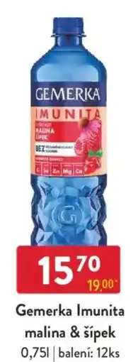 Qanto Gemerka Imunita malina & šípek nabídka