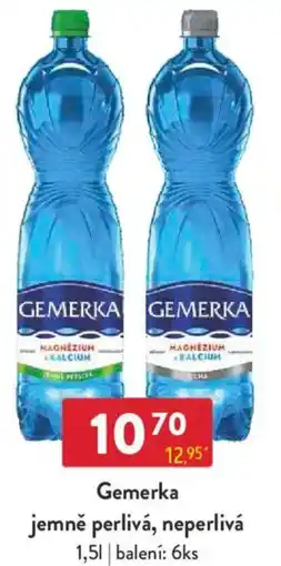 Qanto Gemerka jemně perlivá, neperlivá nabídka