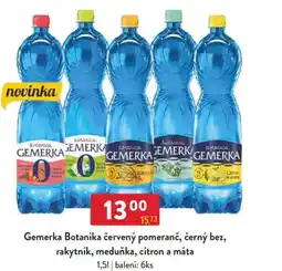Qanto Gemerka Botanika červený pomeranč, černý bez, rakytník, meduňka, citron a máta nabídka