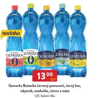 Qanto Gemerka Botanika červený pomeranč, černý bez, rakytník, meduňka, citron a máta nabídka