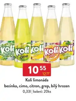 Qanto Koli limonáda bezinka, cimo, citron, grep, bílý hrozen nabídka