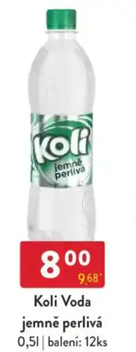 Qanto Koli Voda jemně perlivá nabídka