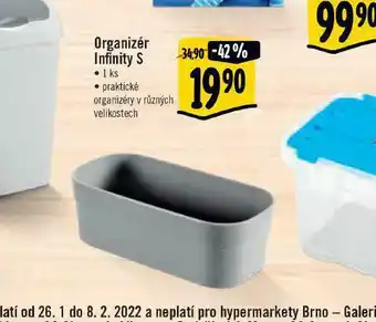 Albert Organizér infinity s nabídka
