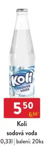 Qanto Koli sodová voda nabídka