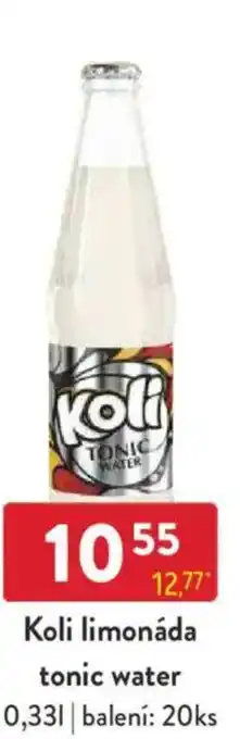Qanto Koli limonáda tonic water nabídka