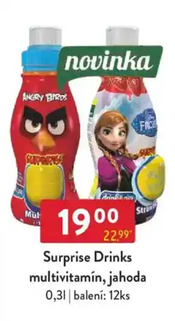 Qanto Surprise Drinks multivitamín, jahoda nabídka