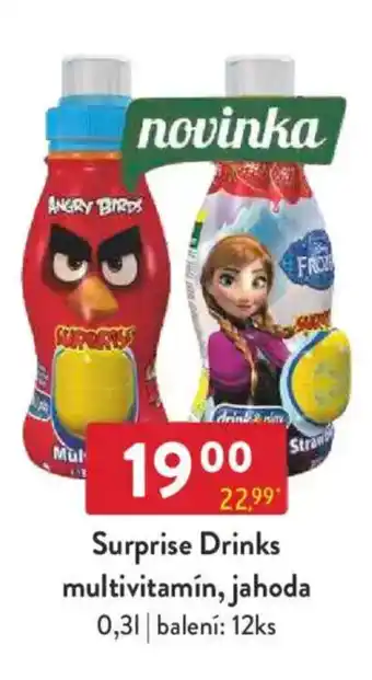 Qanto Surprise Drinks multivitamín, jahoda nabídka