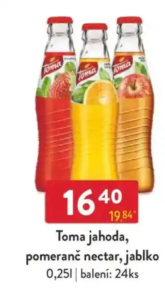 Qanto Toma jahoda, pomeranč nectar, jablko nabídka