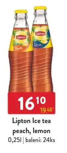 Qanto Lipton Ice tea peach, lemon nabídka