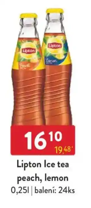 Qanto Lipton Ice tea peach, lemon nabídka