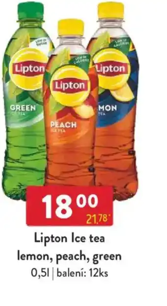 Qanto Lipton Ice tea lemon, peach, green nabídka