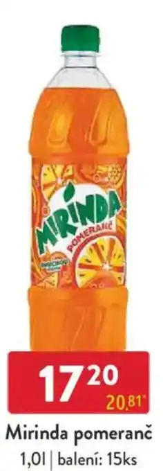 Qanto Mirinda pomeranč nabídka