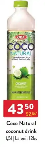 Qanto Coco Natural coconut drink nabídka