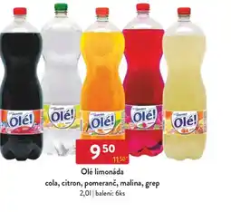 Qanto Olé limonáda cola, citron, pomeranč, malina, grep nabídka