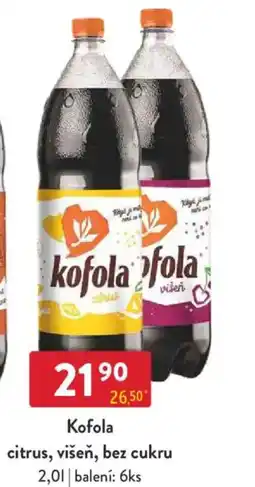 Qanto Kofola citrus, višeň, bez cukru nabídka