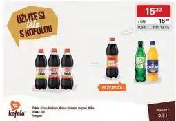 Qanto Kofola-Citrus Ménévice, Meloun Ménévice, Original, Nulka nabídka